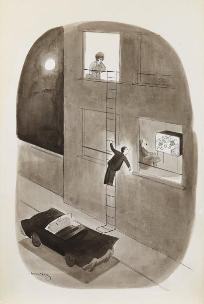 Henri MOREZ (1922-2017)

Le match de football

Encre...