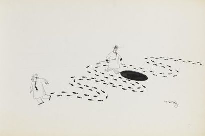 Henri MOREZ (1922-2017)

L'ivrogne chanceux

Encre...