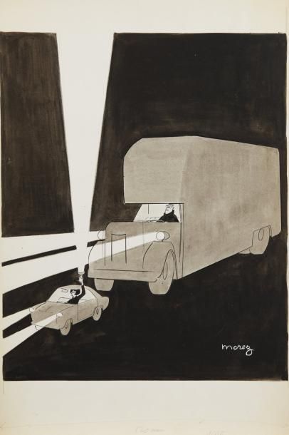 Henri MOREZ (1922-2017)

La lampe torche

Encre...