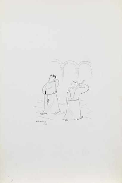Henri MOREZ (1922-2017)

Les moines

Encre...