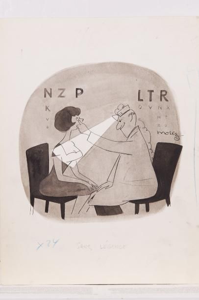 Henri MOREZ (1922-2017)

Sans légende (l'ophtalmologiste)

Encre...
