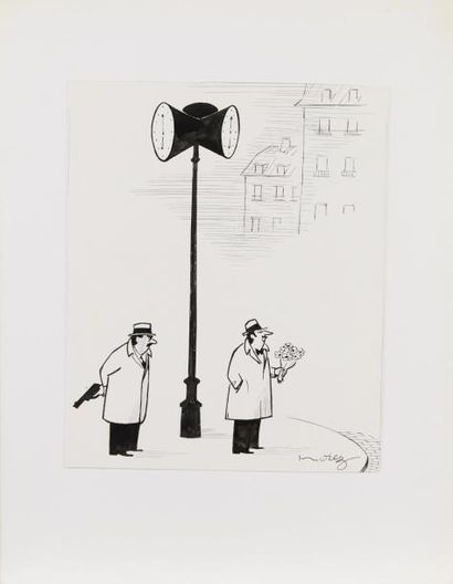 Henri MOREZ (1922-2017)

Le rendez-vous

Encre...
