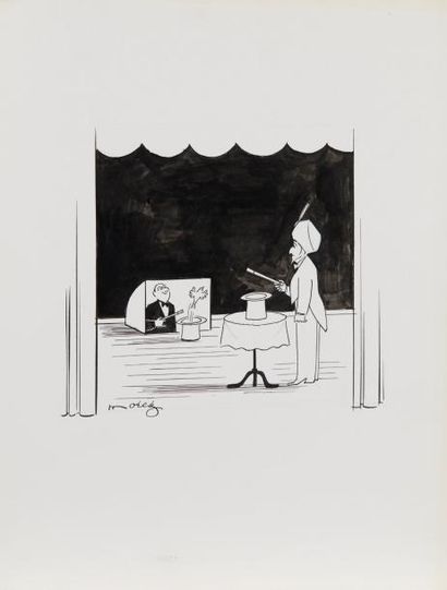 Henri MOREZ (1922-2017)

Les magiciens

Encre...