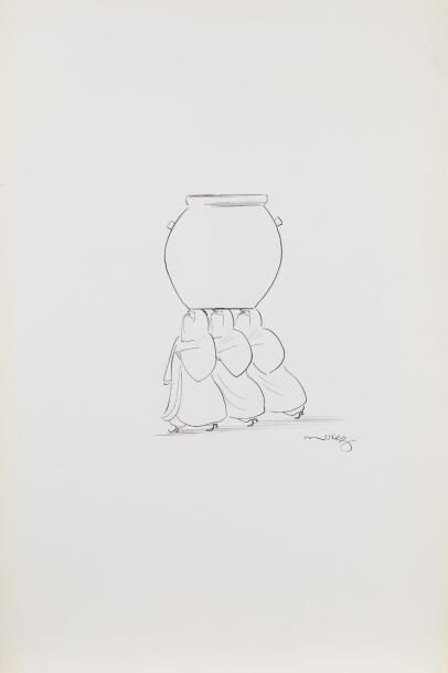 Henri MOREZ (1922-2017)

Les porteuses d'eau

Encre...