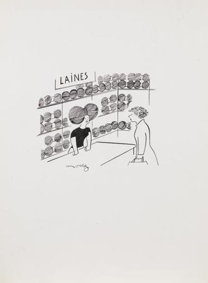 Henri MOREZ (1922-2017)

Laines

Encre noire,...