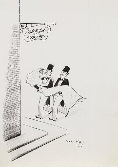 Henri MOREZ (1922-2017)

Jean et Jim associés

Encre...