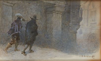 Julien LE BLANT (1851-1936)
Les mousquetaires...