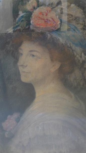 École du XIXe siècle
Portrait de femme en...