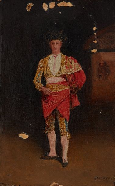 Enrique ATALAYA (1841-1914)
Un torero
Huile...