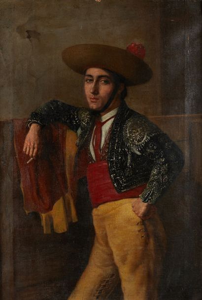 École ESPAGNOLE du XIXe siècle
Le torero...