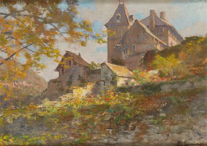 Charles LACOUR (1861-1941)
Maison forte à...