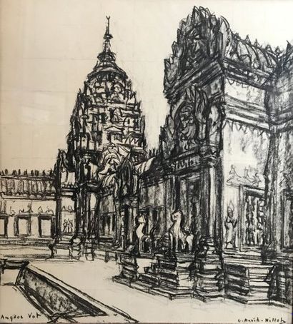 Germain DAVID-NILLET (1861-1932)
Le temple...