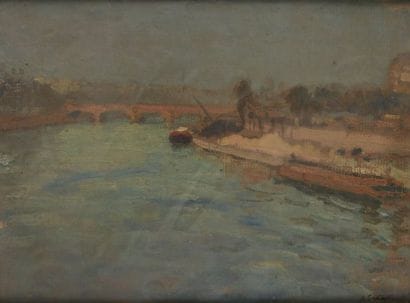 Alfred SWIEYKOWSKI (1869-1953)
Les quais...