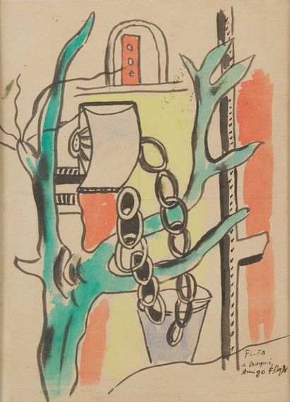 Fernand LÉGER (1881-1955)
Le Puits Aquarelle...