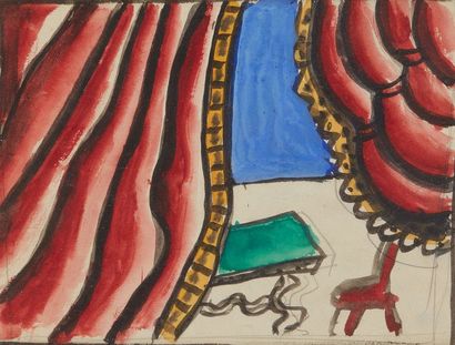 Fernand LÉGER (1881-1955)
Projet de décor...