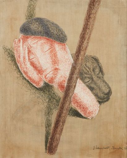 Jean LAMBERT-RUCKI (1888-1967)
Homme endormi...