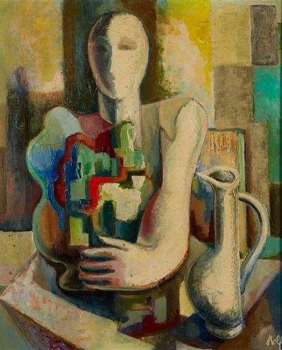 Rolf HIRSCHLAND (1907-1972)
Portrait à la...