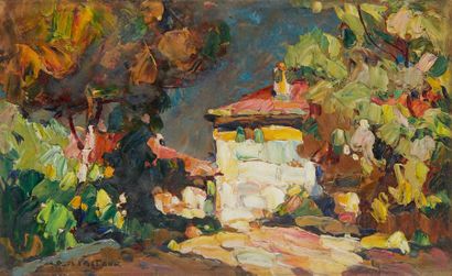 Louis PASTOUR (1876-1948)
Maison au toit...