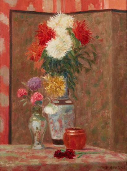 F. OZANNE (XXe siècle)
Nature morte au bouquet...