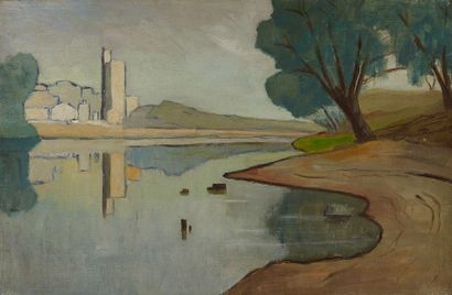 École FRANÇAISE du XXe siècle
Paysage à la...