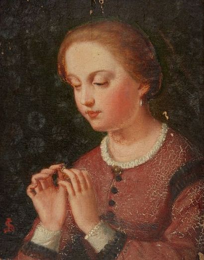 École Française du XIXe siècle
Jeune femme...
