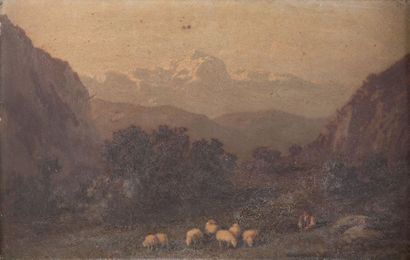 Ecole française vers 1850
Glaciers les Nouvielles...