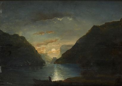 Alexandre CALAME (1810-1864)
Rivière au clair...