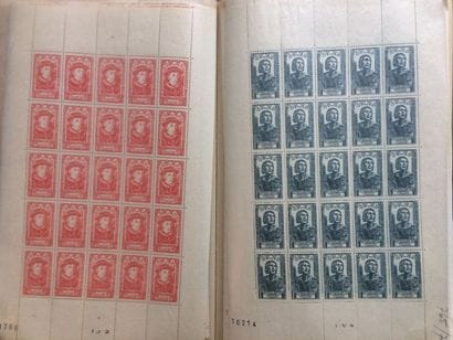 FRANCE - Années 1939-45.

Ensemble de bandes...