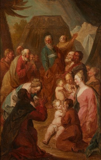 Attribué à Bernard Joseph WAMPS (1689-1744)

La...