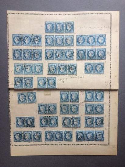 FRANCE - N° 60, 25c bleu Cérès oblitérés....