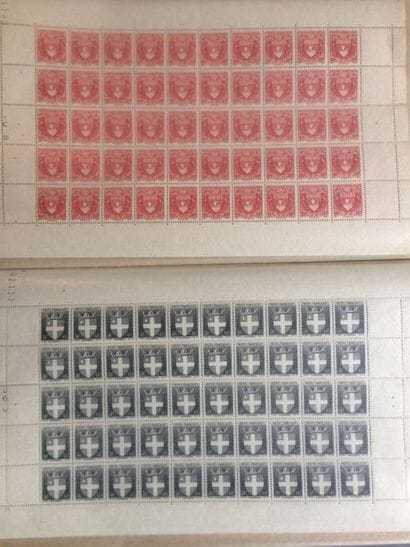 FRANCE, 1941-42 - Séries Armoiries neuves,...