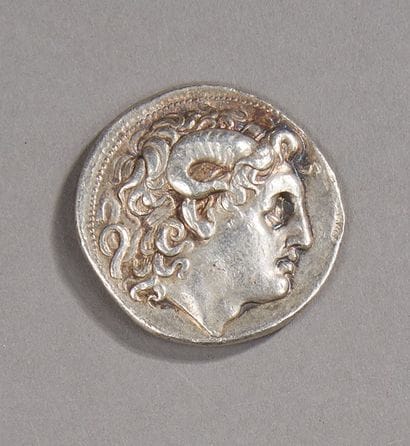 Thrace : Lysimaque (323.281 av. J.-C).

Tétradrachme...