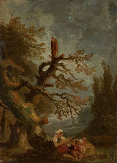 Ecole FRANCAISE de la fin du XVIIIe siècle

Femme...