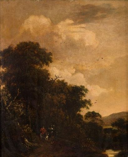 Attribué à Jan HACKAERT (1629-1685)

Sous-bois...