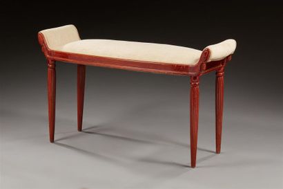 Paul FOLLOT (1879-1933)
Banquette en bois...