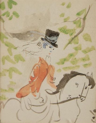 Emilio GRAU-SALA (1911-1975)
Cavalière
Encre...
