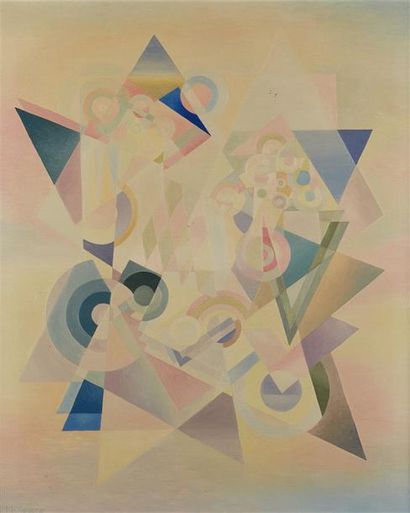 Michel MORENO (1945)
Composition géométrique...