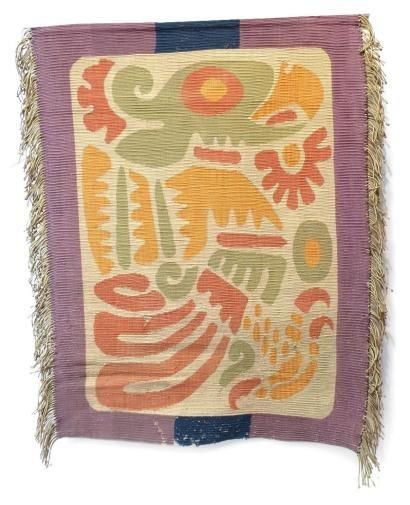 Travail des années 1960
Tapisserie aux motifs...