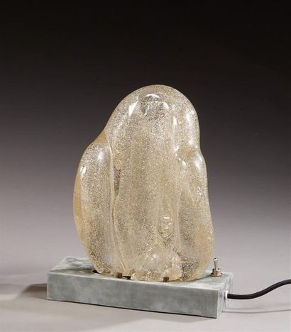 ANDRE THURET (1898-1965)-
LAMPE VEILLEUSE...