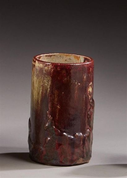 EMILE DECOEUR (1876-1953)
Vase rouleau en...