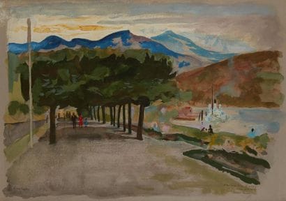 Jean TERLES (1909 - 1976)
Promenade le long...