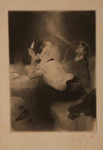 Louis LEGRAND (1863-1951)
Première leçon,...