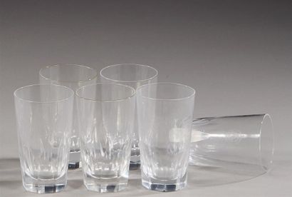 Luc LANEL (1893-1965)
BACCARAT
Suite de six...