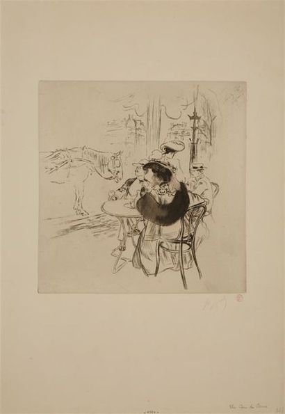 Louis LEGRAND (1863-1951)
L'Habillage, planche...