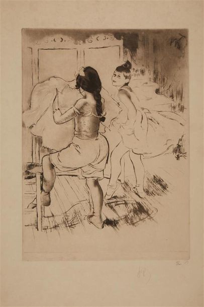 Louis LEGRAND (1863-1951)
L'Habillage, planche...