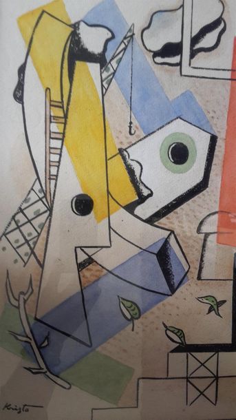 Béla KRISTOFY ou Bela de KRISTO (1920-2006)
Composition...
