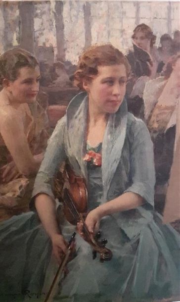 Henri Paul ROYER (1869-1938)
La violoniste
Huile...