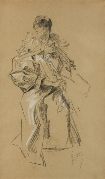 Jules CHÉRET (1836-1932)
Le manteau
Dessin...
