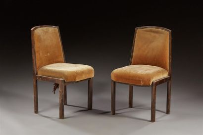 Maurice PROU-CHEVALIER
Paire de chaises en...