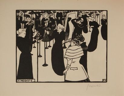 Felix VALLOTTON (1865-1925)
La Modiste, 1894,...